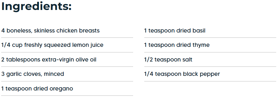 Receipe Page 2